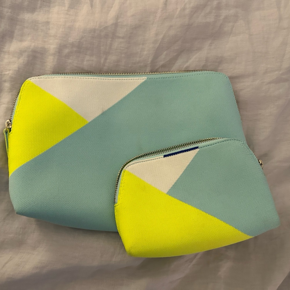Rothy’s Vanity Set in sold out Blue/Yellow print